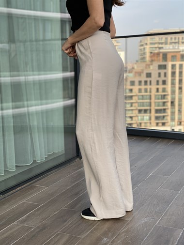 Bej Bol Paça Aerobin Pantolon