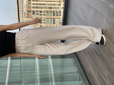 Bej Bol Paça Aerobin Pantolon