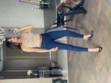 Camel  Sıfır Kol Önü V Dekolteli Atlet