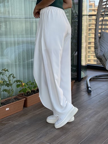 Ekru Şalvar Pantolon