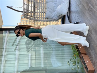 Ekru Şalvar Pantolon