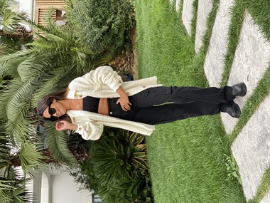 Füme Kargo Cep Kadın Jean Pantolon