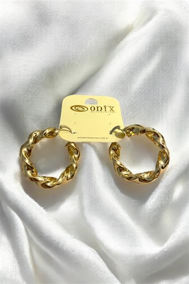 Gold Burgu Halka Kadın Küpe