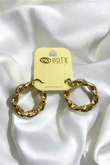 Gold Burgu Halka Kadın Küpe