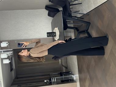 Gold Simli Vatkalı Kruvaze Yaka Kadın BodySuit