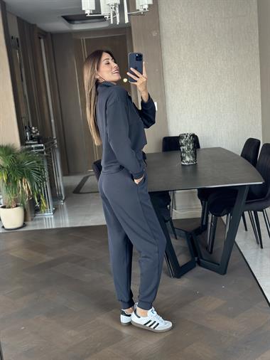 Koyu Füme Karol Modal Kadın İkili Takım