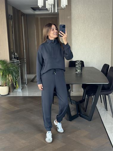 Koyu Füme Karol Modal Kadın İkili Takım