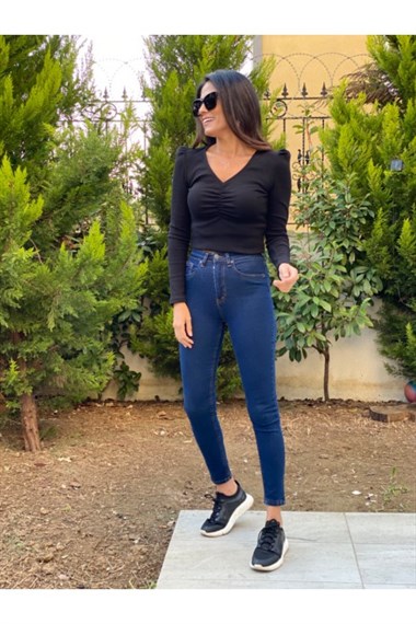 Lacivert Jamie Skinny Kadın Jean Pantolon