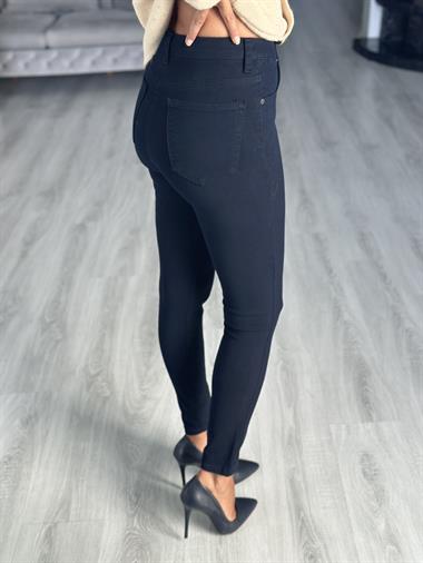 Lacivert Mira Skinny Likralı Kadın Jean Pantolon