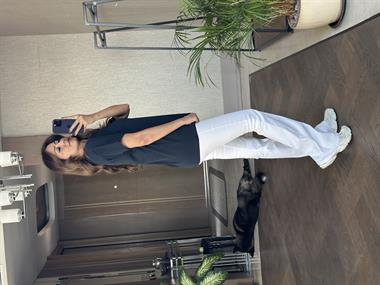 Lacivert Prd Üçgen Logolu Bisiklet Yaka Kadın T-Shirt