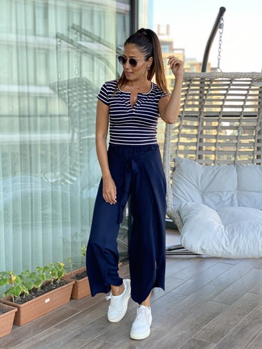 Lacivert Şalvar Pantolon