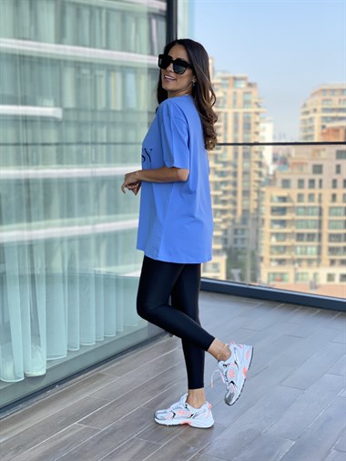 Mavi Classy Ayıcık T-Shirt 