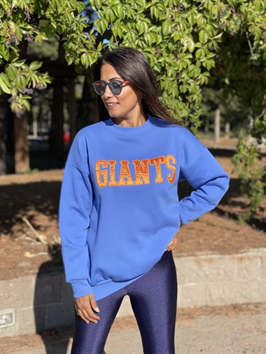 Mavi Giants Bisiklet Yaka Kadın Sweashirt