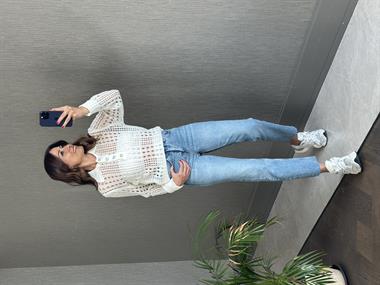 Mavi Marka Model Kesik Paça Boy Fit Kadın Jean Pantolon