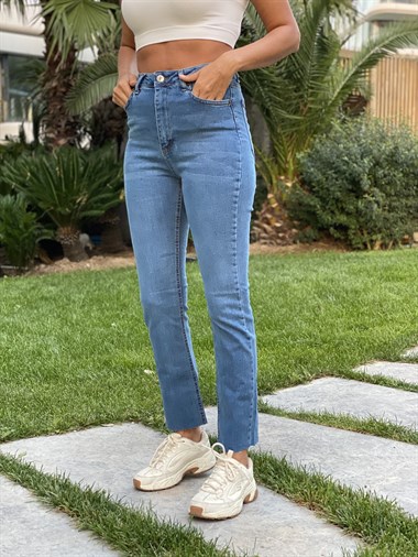 Mavi Poema Boy Fit Kadın Jean