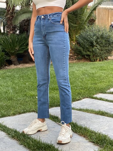 Mavi Poema Boy Fit Kadın Jean