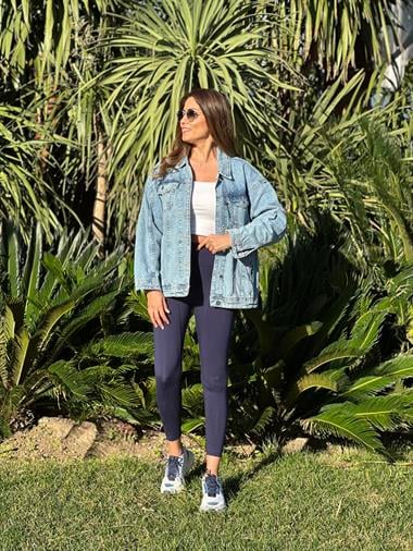 Mavi Poema Düğmeli Kot Kadın Ceket