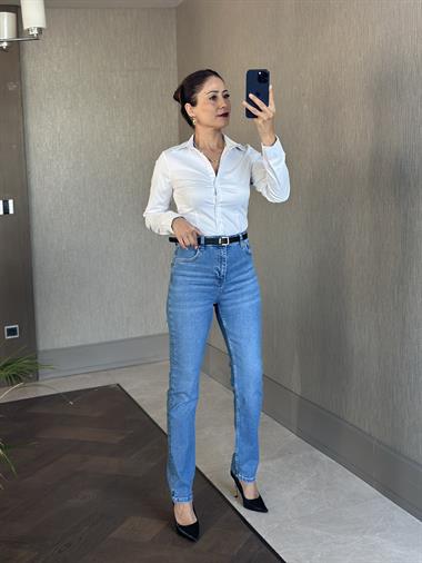 Mavi Straight Fit Kadın Jean Pantolon