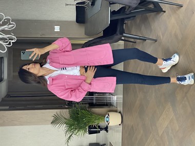 Pembe Dört Cepli Gabardin Trençkot