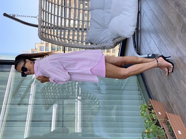 Pembe Pamuk Kadın Gömlek