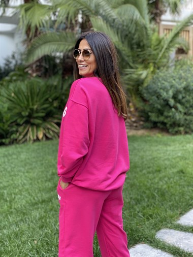 Pembe Wellbeing İki İplik Kadın Eşofman Takım