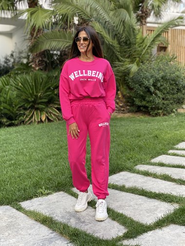 Pembe Wellbeing İki İplik Kadın Eşofman Takım
