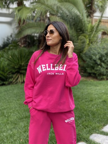 Pembe Wellbeing İki İplik Kadın Eşofman Takım