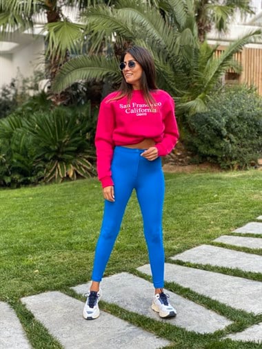 Saks Arka Cepli Nano Fit Kadın Pantolon