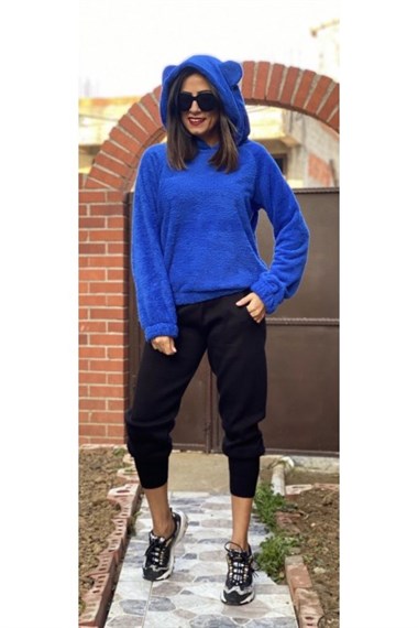 Saks Panda Peluş Sweatshirt