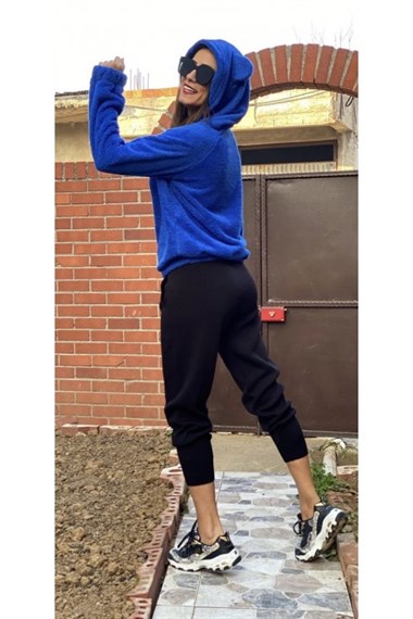 Saks Panda Peluş Sweatshirt