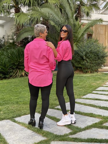 Siyah Geniş Kemerli Nano Kadın Tayt