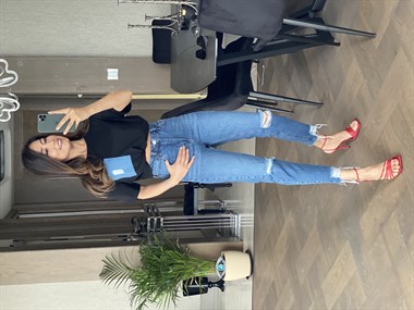 Siyah Jean Detay Çift Cepli T-Shirt