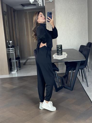 Siyah Karol Modal Kadın İkili Takım