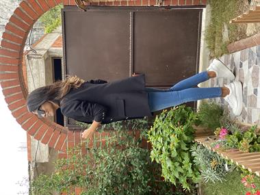 Siyah Kruvaze Yaka Düğmeli Kadın Ceket