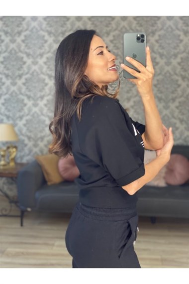 Siyah Pacific Sweatshirt