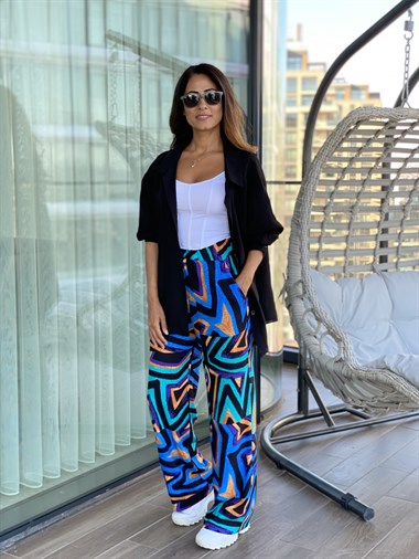 Siyah Tek Cepli Oversize Aerobin Kadın Gömlek