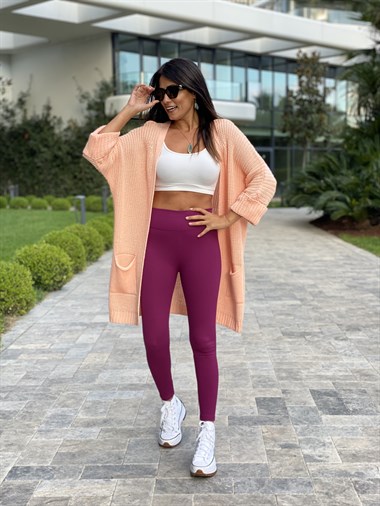 Somon Yarasa Kol Cepli Hırka