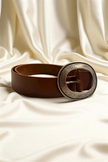 Taba Kalay Oval Tokalı Kadın Kemer