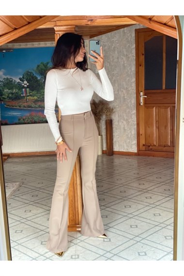 Taş İspanyol Paça Pantolon