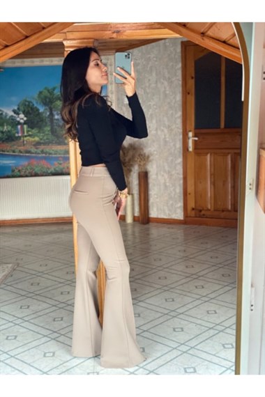 Taş İspanyol Paça Pantolon