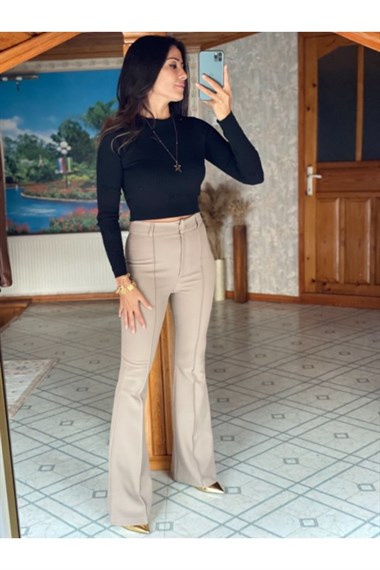 Taş İspanyol Paça Pantolon