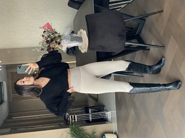 Taş Yüksek Bel Örgü Çelik Kadın Tayt