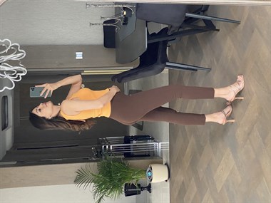 Turuncu Sıfır Kol Önü V Dekolteli Atlet