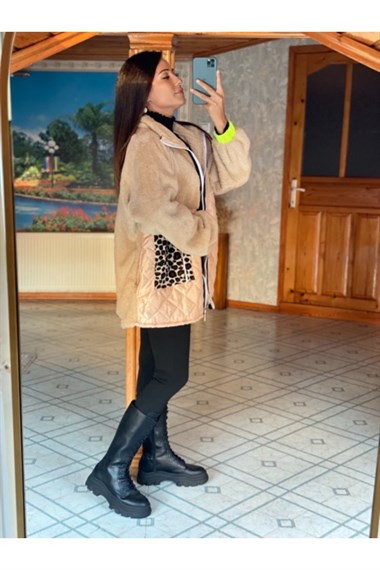 Vizon Kapitone Detay Peluş