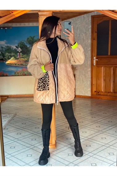 Vizon Kapitone Detay Peluş