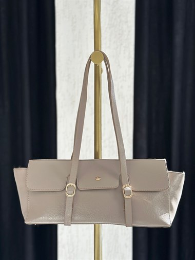 Vizon Kemer Tokalı Diktörtgen Kadın El Ve Omuz Çantası