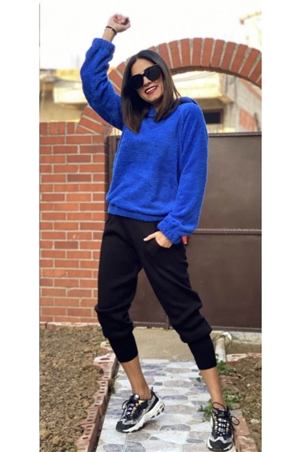 Saks Panda Peluş Sweatshirt