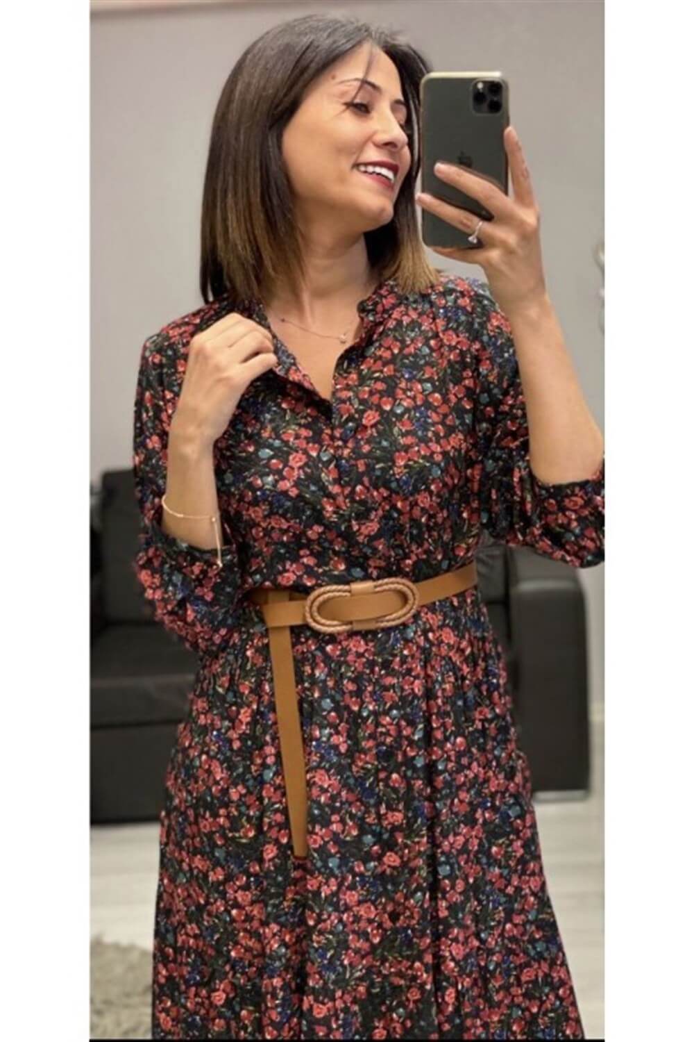 Taba Örgü Toka Detay Kemer 