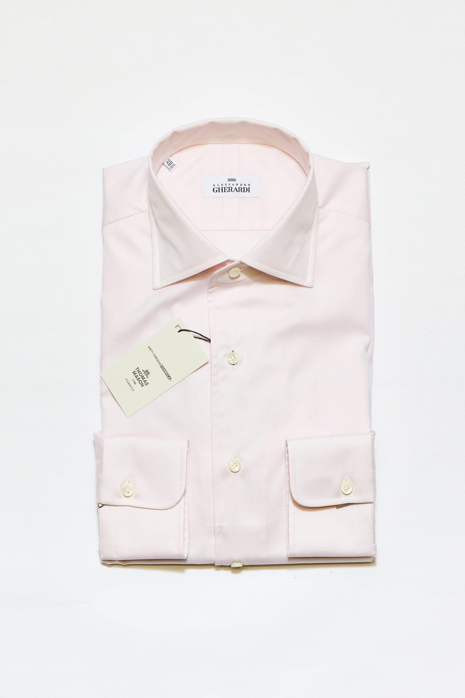 Açık Pembe One-Piece Pamuk Gömlek