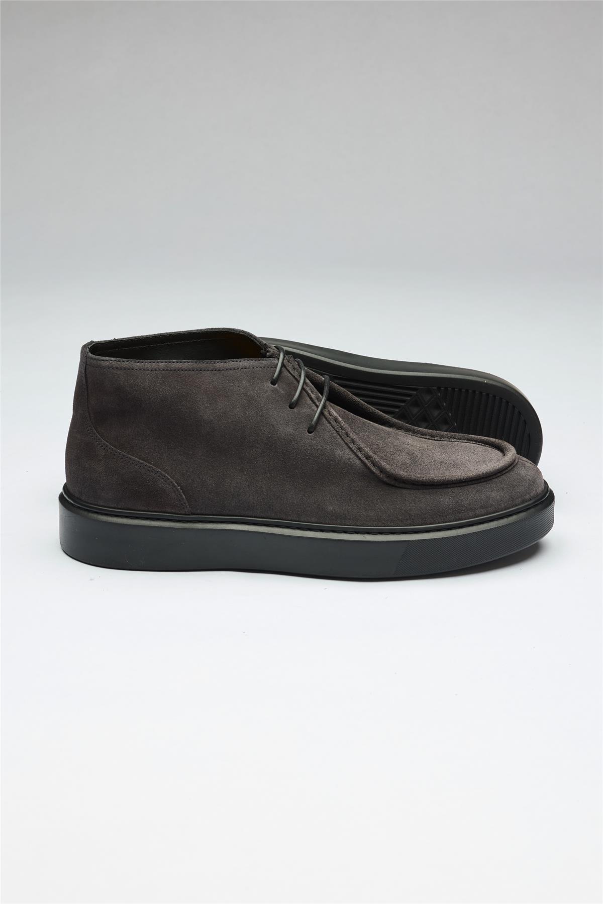 Antrasit Gri Chukka Süet Bot